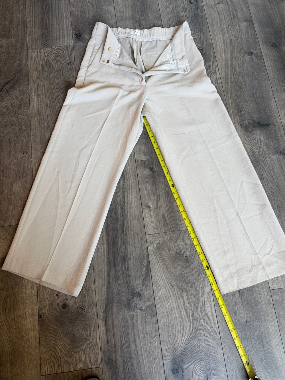 Aritzia  Wilfried women Cream Wide-Leg Trousers